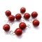 Red Jasper 6mm Bead Dangles, Small Gemstone Charms, 10 pieces, Adorabilities